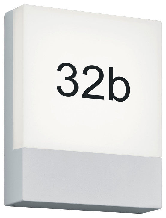 Pecos LED Outdoor Wall Sconce, White