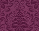Flock 4, Glamour Baroque Flower Striped Gloss Embossed Bordeaux Wallpaper Roll