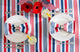 DII Patriotic Stripe Outdoor Tablecloth 60" Round