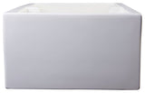 Ab3918-B 39" Biscuit Smooth Thick Wall Fireclay Double Bowl Farm Sink