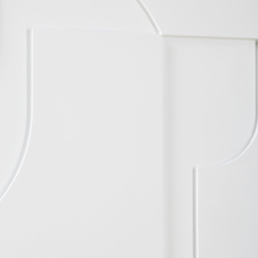 Uttermost Contours White Wall Decor, Set of 2