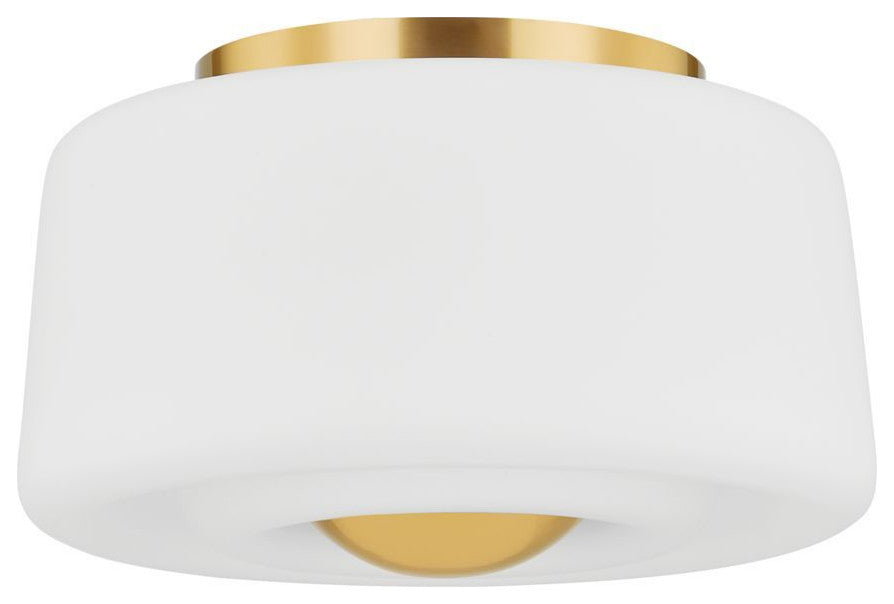 Mitzi Ciela Flush Mount Aged Brass