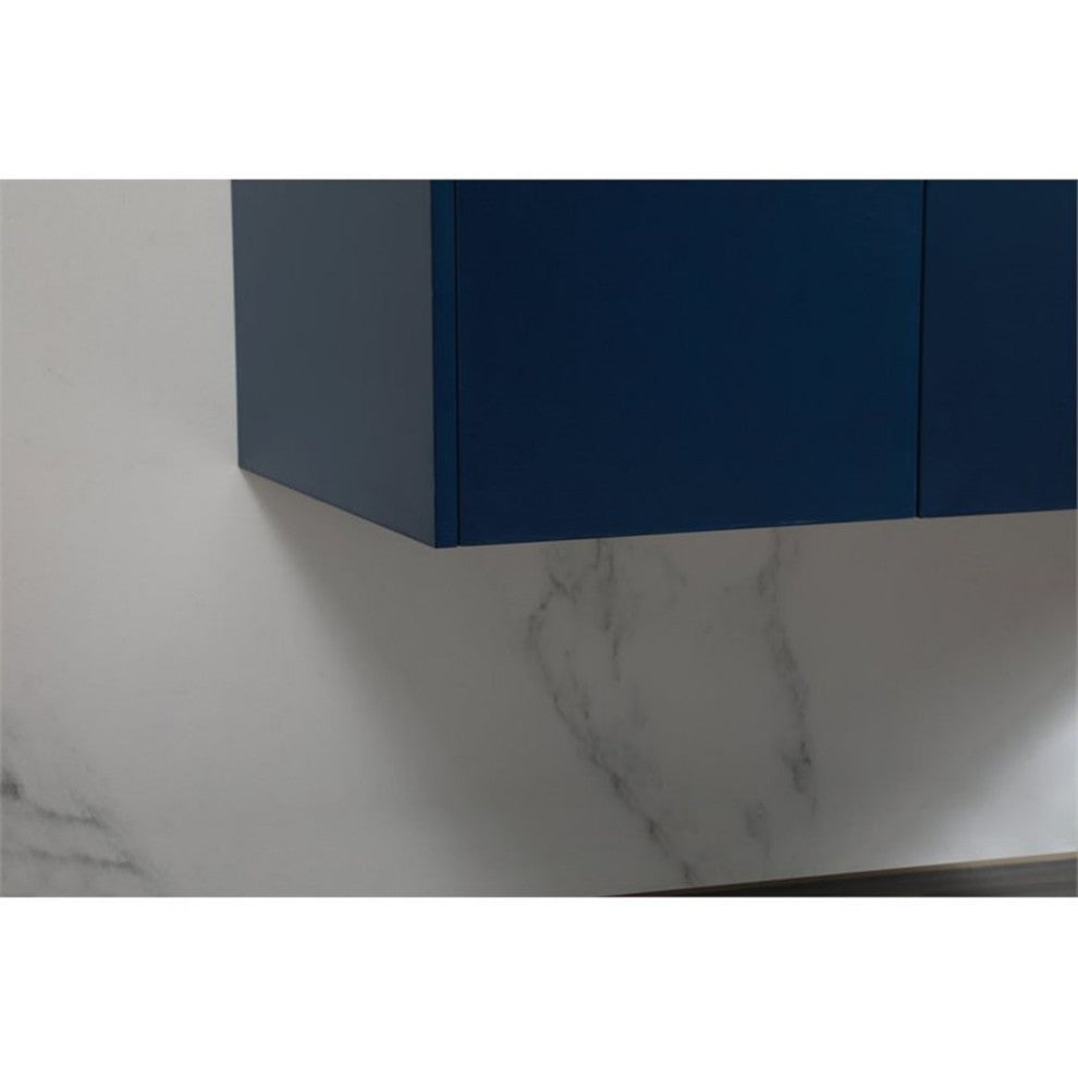Elegant Decor Penn Bathroom Vanity Blue