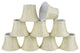 30007-9 Small Bell  Chandelier Clip On Lamp Shade Butter Creme 3"x5"x4"
