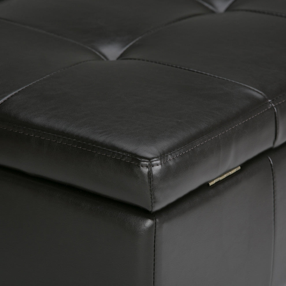 Dover Square Coffee Table Storage Ottoman