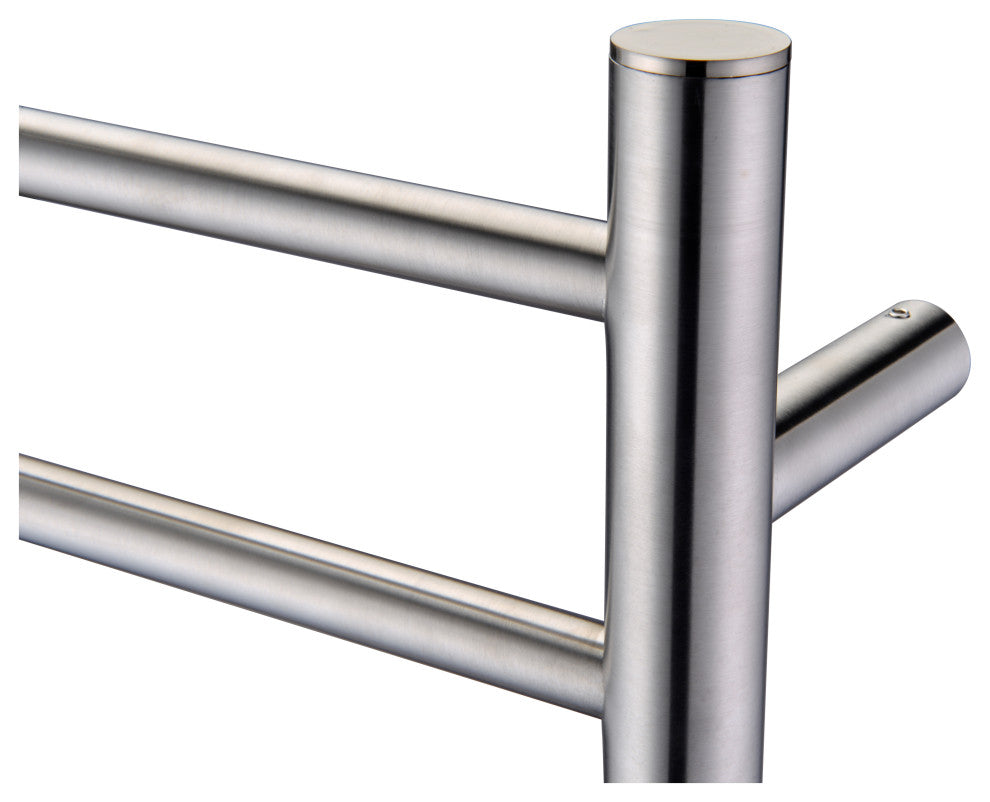 Gown 7-Bar Electric Towel Warmer, Brushed Nickel