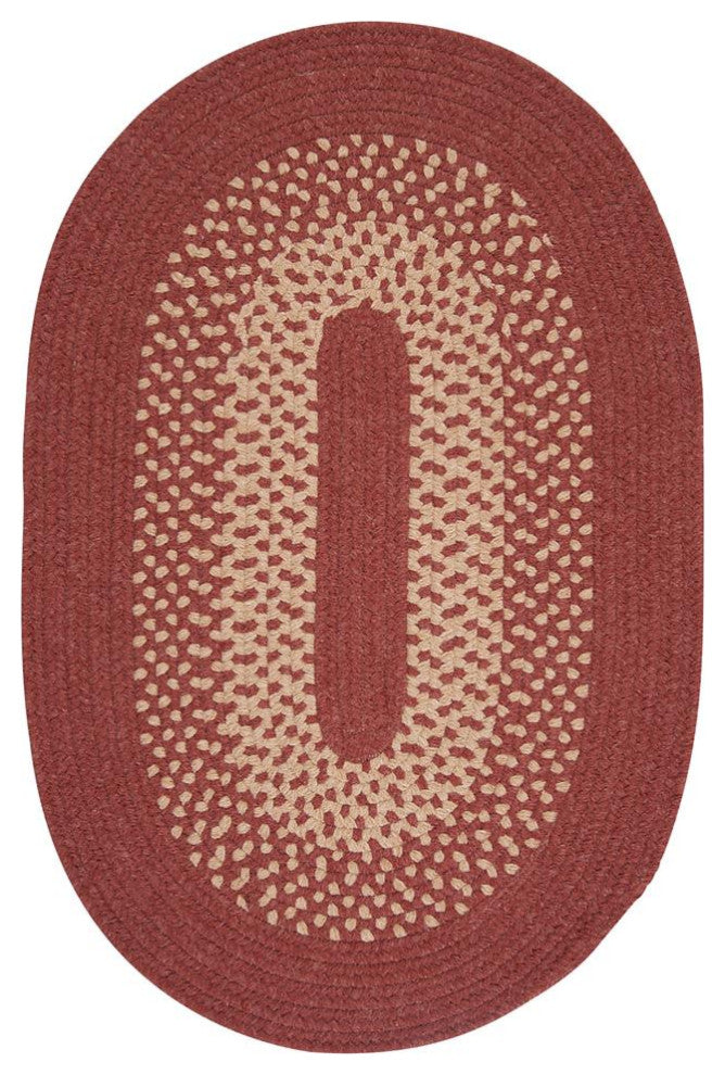 Colonial Mills Rug Jackson Rosewood Oval
