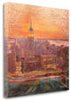 "Uptown Manhattan" By Andrew Sullivan, Giclee Print on Gallery Wrap Canvas