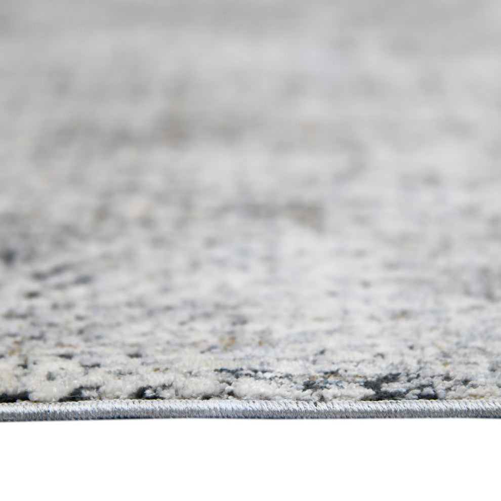 Vermont Divina Area Rug, Gray, 7'10" x 9'10", Abstract