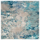 Safavieh Madison Mad440M Organic and Abstract Rug, Blue and Gray, 6'7"x6'7" Square