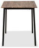 Mardell Mid-Century Dining Table, Black
