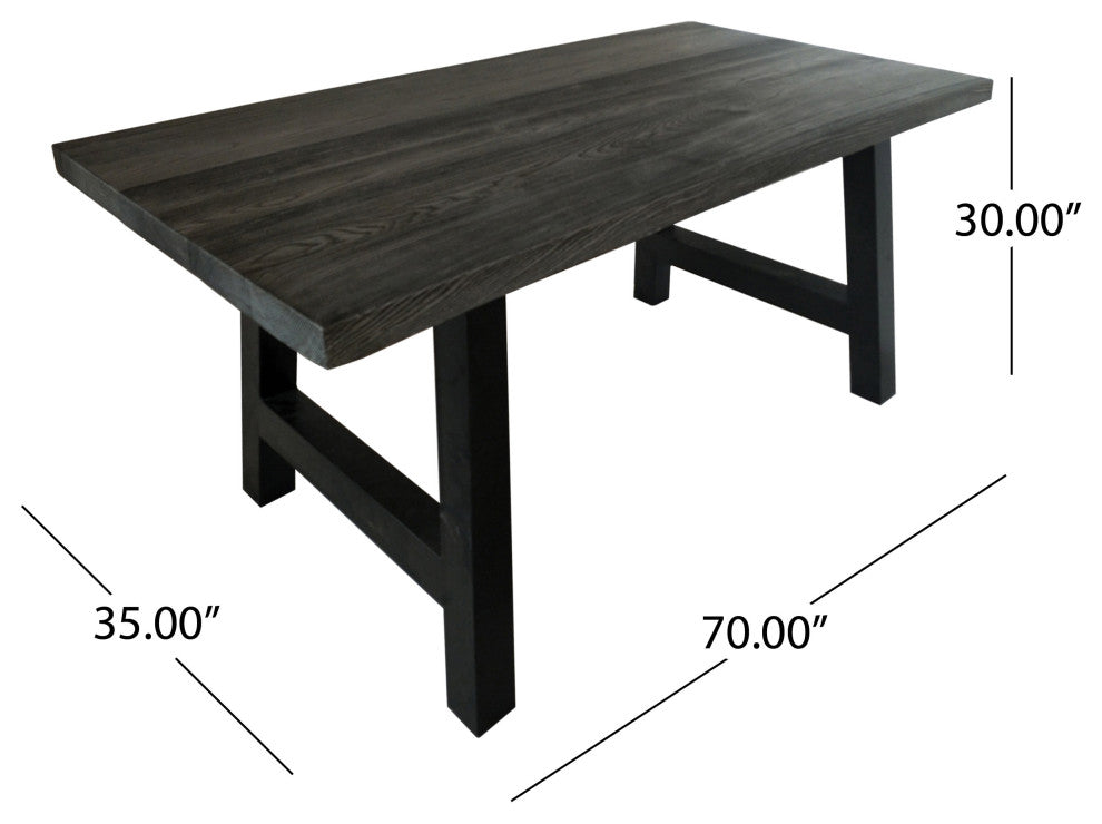 GDF Studio 3-Piece Keira Indoor Light Weight Concrete Picnic Set, Natural Gray