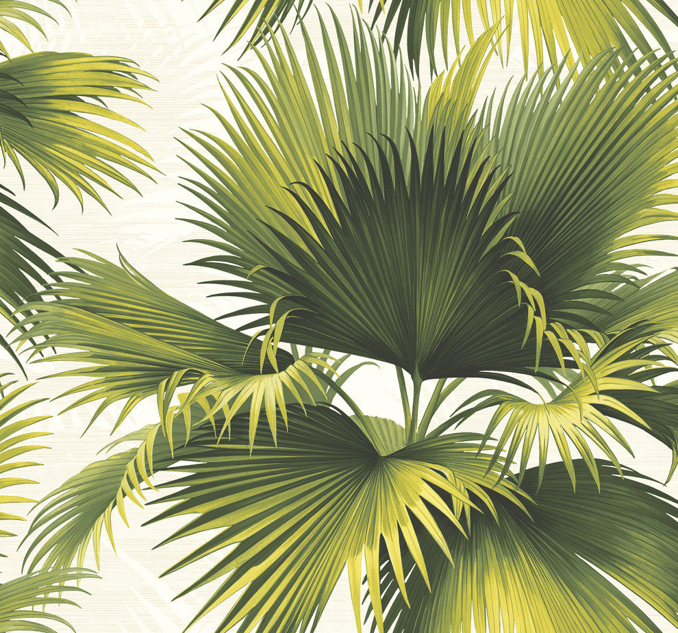 Endless Summer Green Palm Wallpaper, Bolt