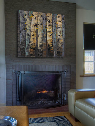 "Gold Infusion II" Print on Canvas by Julie Joy