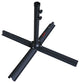 WestinTrends Heavy Duty Patio Umbrella Cross Brace Stand, Black