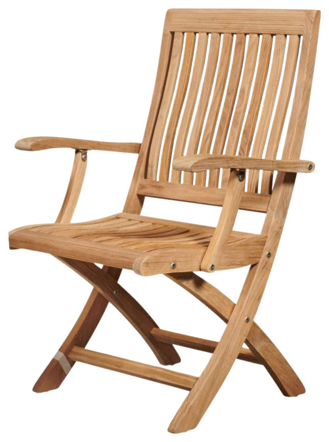 Devon Teak Folding Outdoor Armchair
