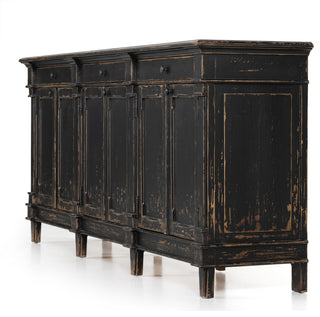 Marjorie Sideboard, Distressed Black