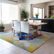 Indoor/Outdoor Kendall KE1 Multi Machine Washable 10' x 14' Rug
