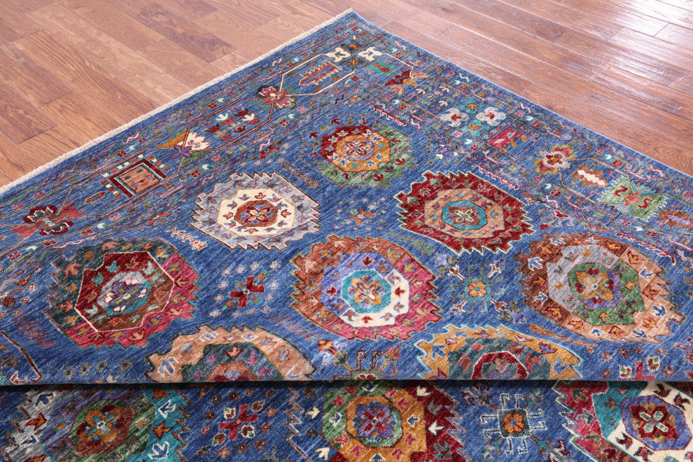 8' 6" X 10' 0" Fine Turkmen Hand-Knotted Rug - Q12526