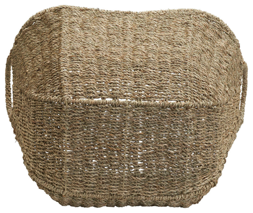 Natural Seagrass Basket With Handles