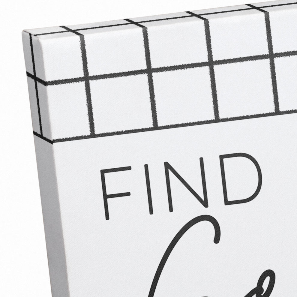 Fresh Pumpkins Wreath  16x16 Canvas Wall Art