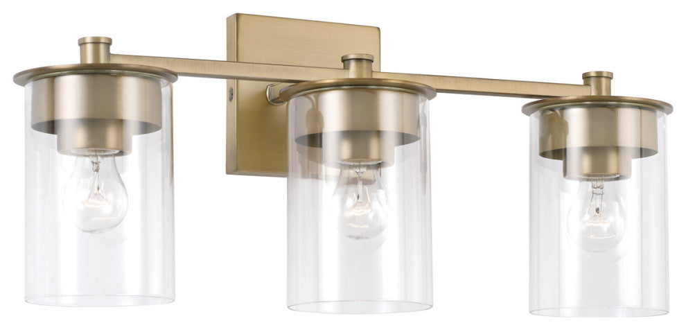 Capital Lighting, 146831AD-532, 21"Wx9"H 3-Light Vanity