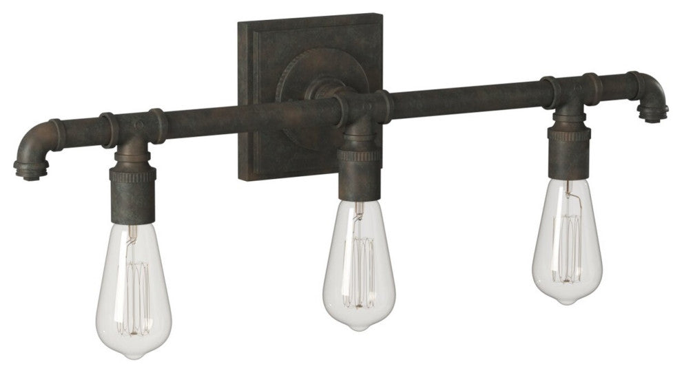 Wymer 3-Light Bath Vanity Light, Matte Bronze