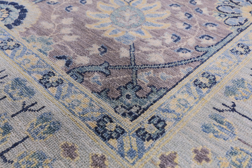 6' 2" X 8' 8" Persian Tabriz Handmade Wool Rug Q5930