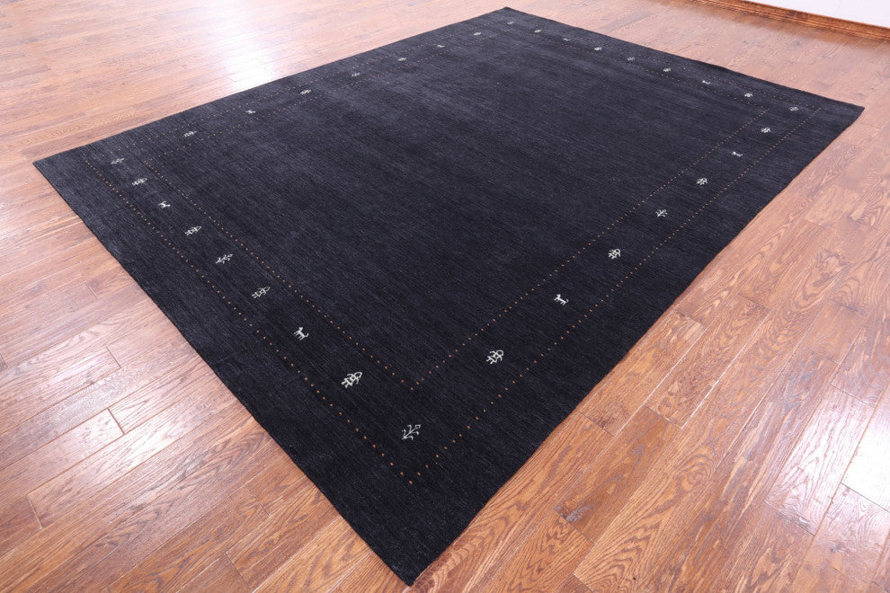 Persian Gabbeh Handmade Rug 8' 11" X 11' 10" Q11363