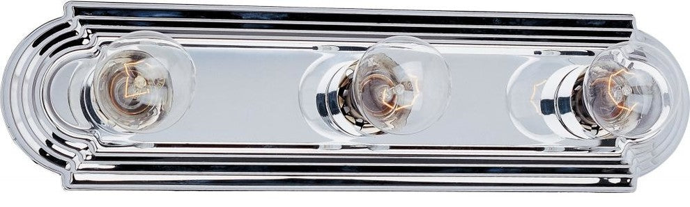 Maxim Lighting Essentials 3-Light Bath Vanity Polished Chrome - 7123PC