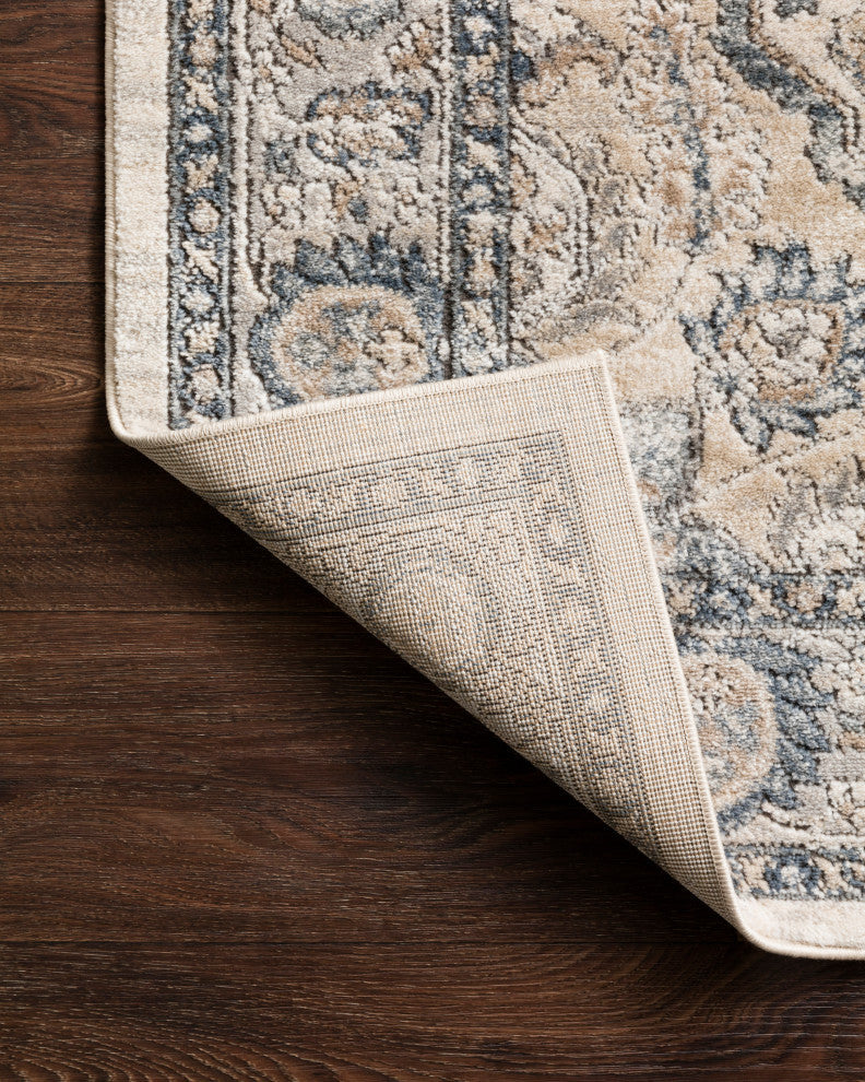 Teagan TEA-01 Area Rug, Natural/Gray, 2'8"x7'6"