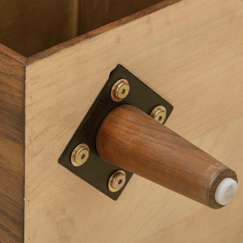 Emery Pecan Nightstand