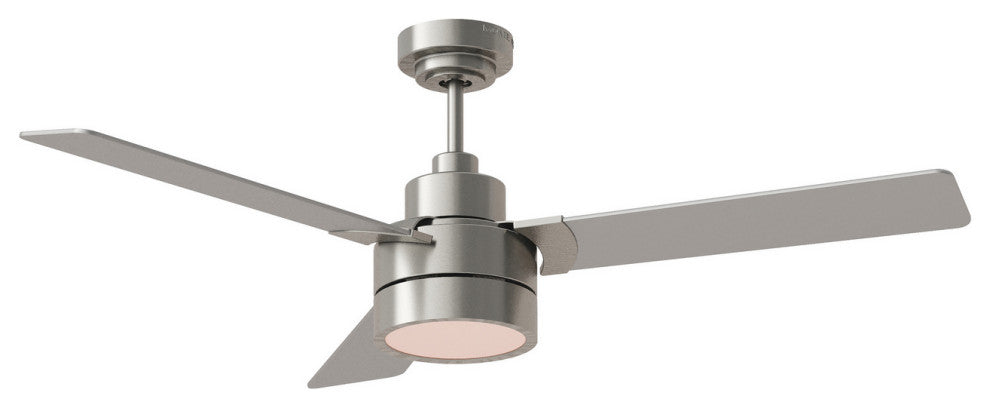 Jovie LED 52" Ceiling Fan, Brushed Steel