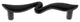 Bent Cabinet Hardware Pull, Verde