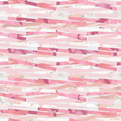"Bars Pink" Outdoor Pillow 20"x20"