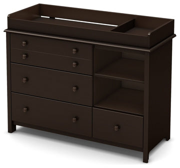 South Shore Little Smileys Changing Table, Espresso