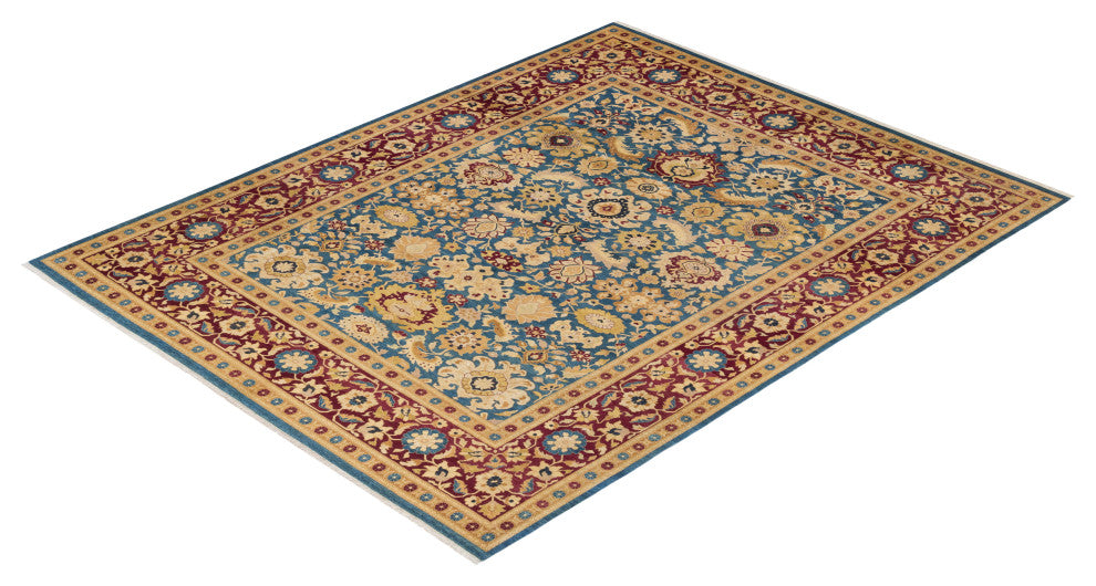 Mogul, One-of-a-Kind Hand-Knotted Area Rug Green, 9'3"x11'10"