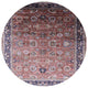 Ahgly Company Indoor Round Mid-Century Modern Area Rugs, 7' Round