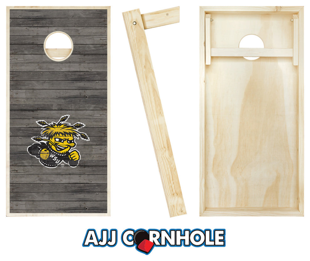 Wichita State Distressed Cornhole Set