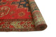 Fine Vintage Distressed Abigay Red/Navy Runner, 4'7x11'2