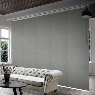 Lucienne 5-Panel Track Extendable Vertical Blinds 58-110"W