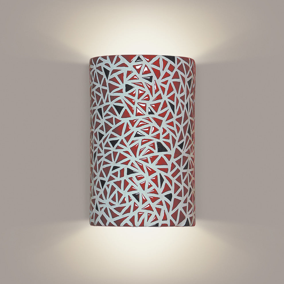 Impact Wall Sconce Cobalt Blue, Matador Red