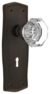 Nostalgic Warehouse Prairie Plate with Keyhole Waldorf Door Knob