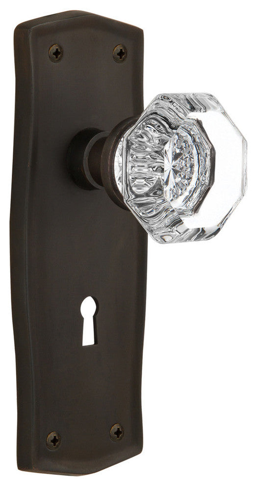 Nostalgic Warehouse Prairie Plate with Keyhole Waldorf Door Knob