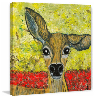 "Folly" Painting Print on Wrapped Canvas, 24"x24"