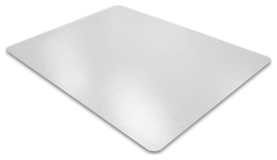Floortex Valuemat 47"x60"" Rectangular Plastic Chair Mat for Hard Floor in Clear