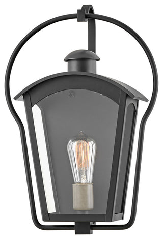 Hinkley Yale Medium Wall Mount Lantern, Black