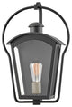 Hinkley Yale Medium Wall Mount Lantern, Black