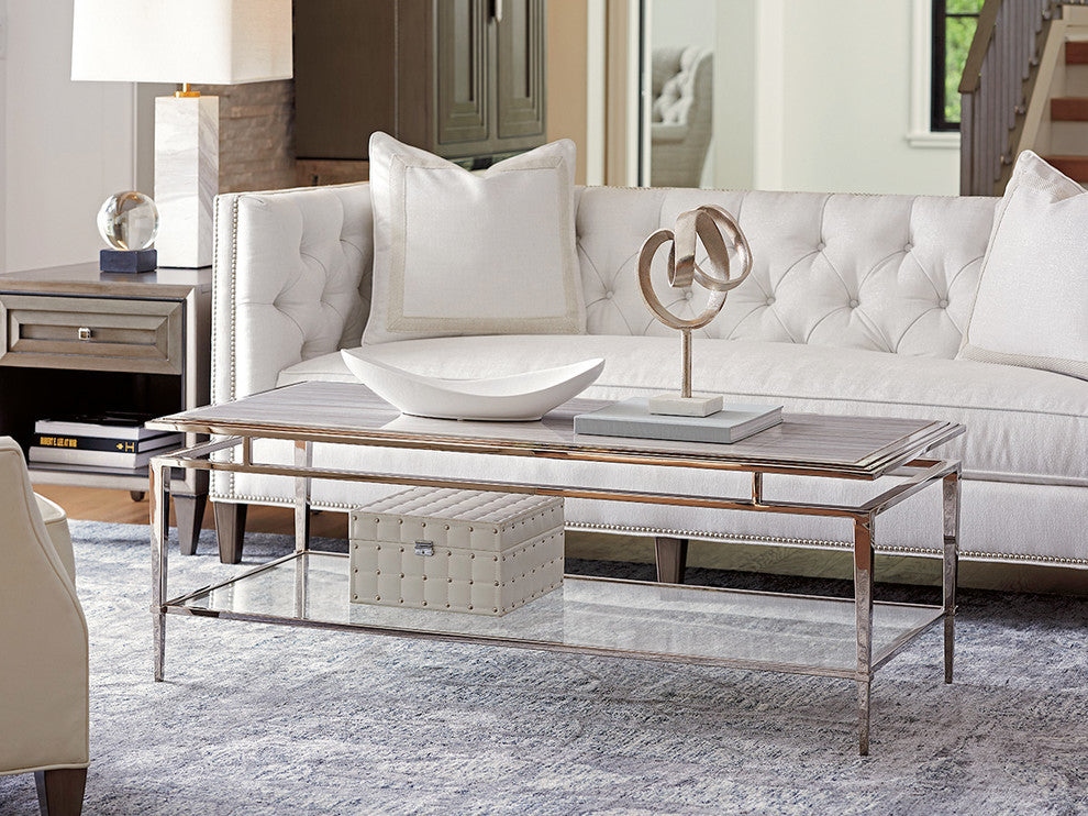 Athene Stainless Cocktail Table
