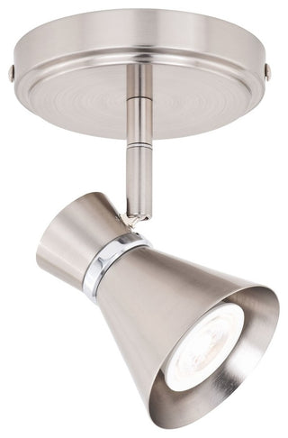 Alto 1-Light Directional Light, Brushed Nickel With Chrome